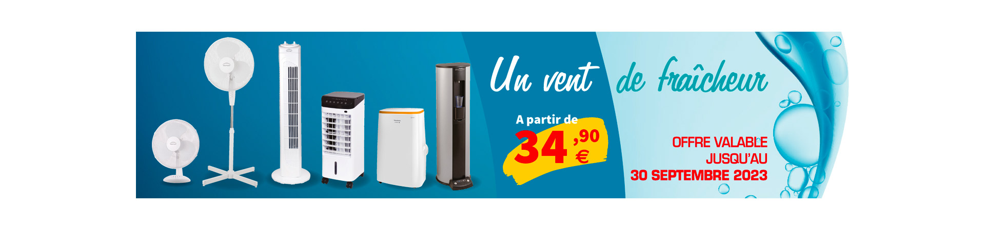Achat ventilateur pac cher